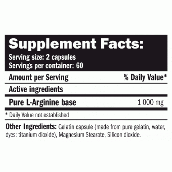 Arginine 120 Cáp.