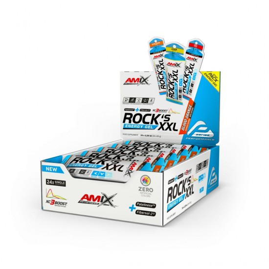 Rock's Gel XXL Caja 24x 65Gr. (Con cafeína)